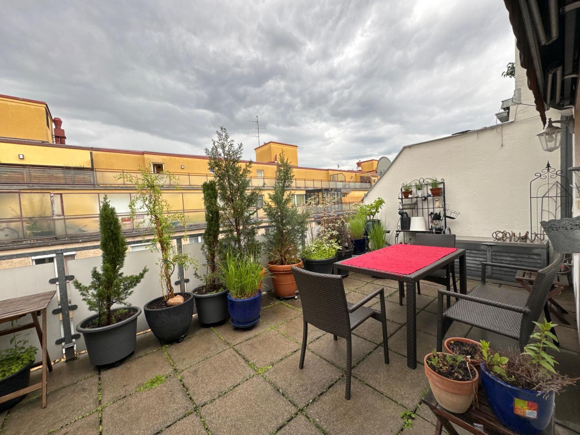 Gemuetliche Dachterrassen Whg Apartamento Viena Exterior foto